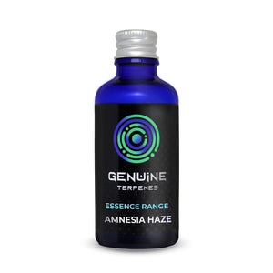 Genuine Terpenes bottle with Amnesia Haze flavour terpene