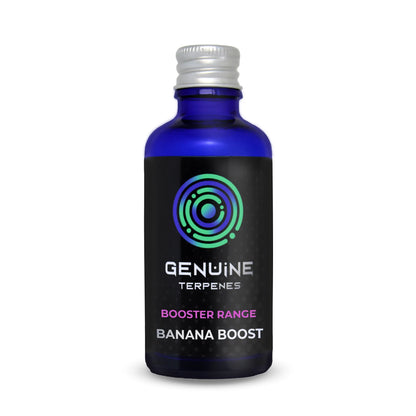 Genuine Terpenes bottle with Banana Boost flavour terpenes