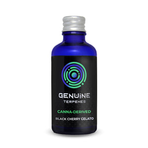 Genuine Terpenes bottle with Black Cherry Gelato canna derived flavour terpenes