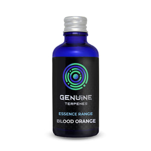 Genuine Terpenes bottle with Blood Orange flavour terpene