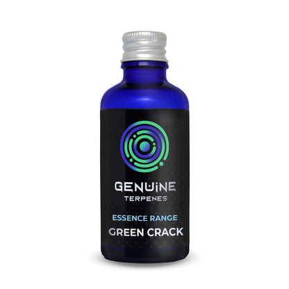 Genuine Terpenes bottle with Green Crack flavour terpene