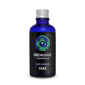 Genuine Terpenes bottle with MAC flavour terpene