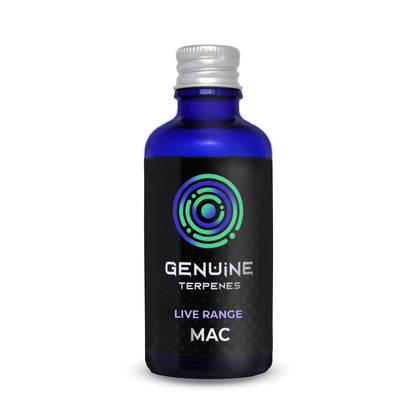 Genuine Terpenes bottle with MAC flavour terpene