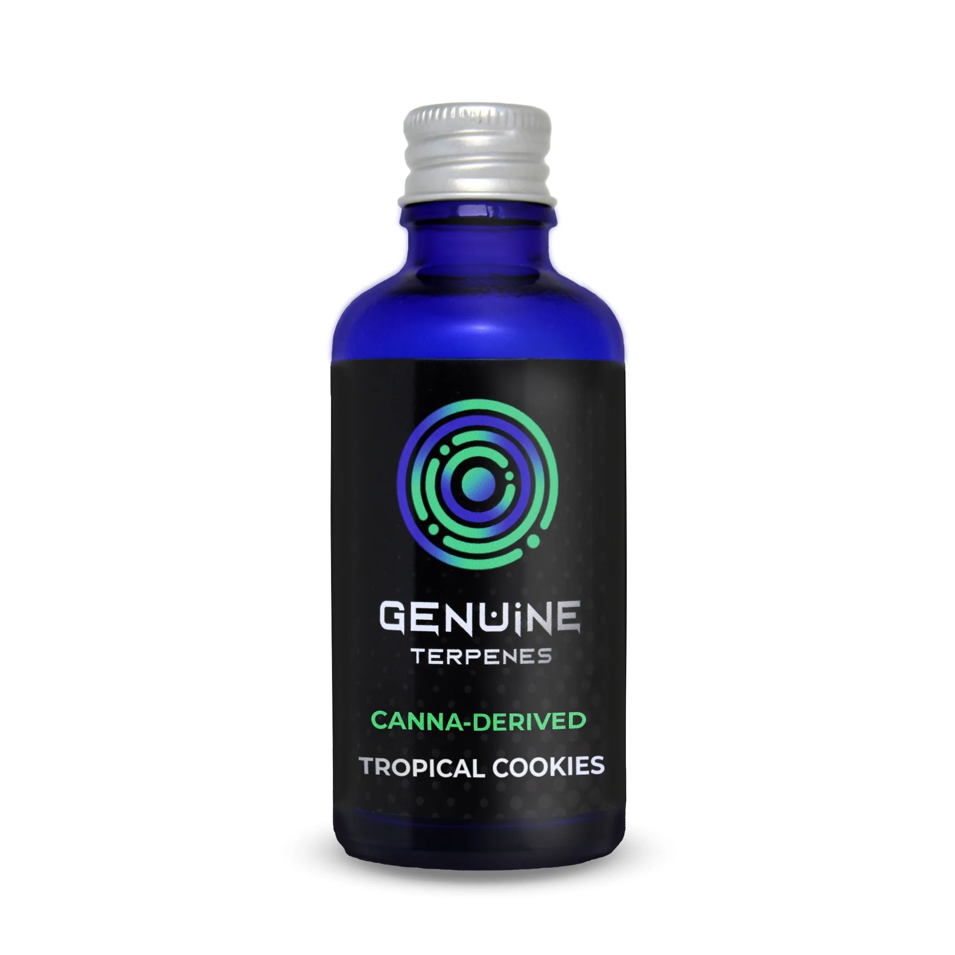 Genuine Terpenes bottle with Tropical Cookies canna derived flavour terpenes